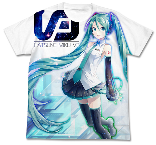 2022特集 初音ミク 雪ミクスカイタウン フルグラフィックTシャツ